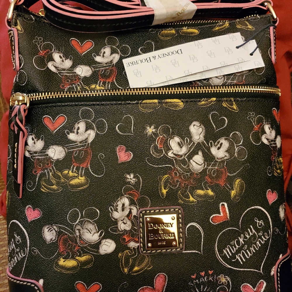 Dooney & Bourke Black Romancing Minnie Crossbody